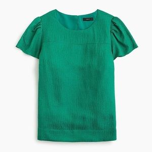 J.Crew hammered silk top NWT